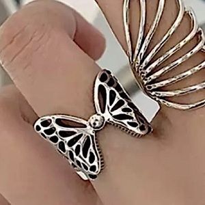NEW STERLING SILVER BUTTERFLY RING